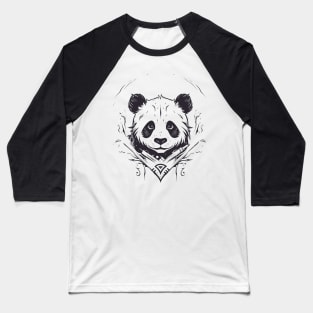 Panda Animal Freedom World Wildlife Wonder Vector Graphic Baseball T-Shirt